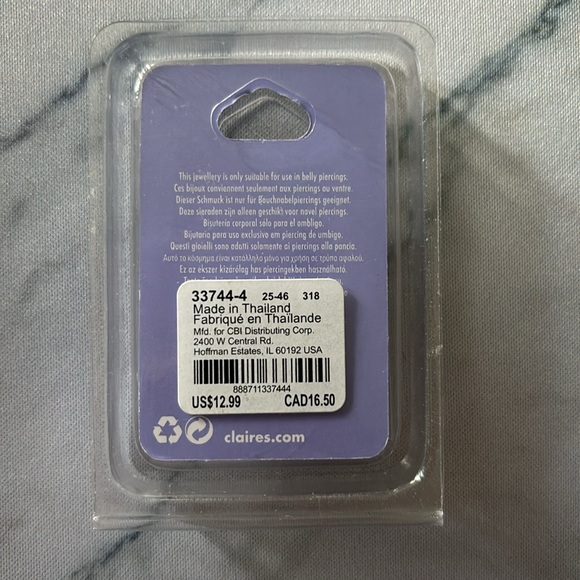 Belly button ring star - Picture 2 of 2